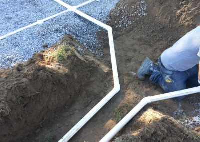 Service d'installation de fosse septique avec champ d'épuration à Laval - Mini-Excavation Montréal