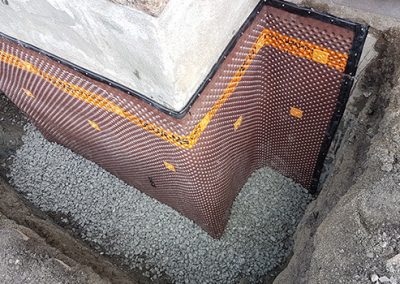 Service de reparation de fissures exterieures de fondations à Outremont / Entrepreneur Mini-Excavation Montréal